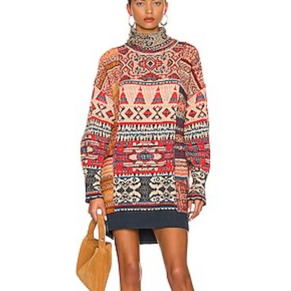 Free the People Taos Sweater Dress, Excellent Condition